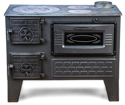 Отопительно-варочная печь МастерПечь ПВ-04 с духовым шкафом, 7,5 кВт в Новокузнецке