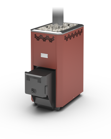 Дровяная банная печь Теплодар Кузбасс Оптима 14ТК в Новокузнецке