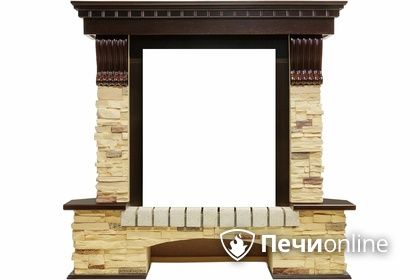 Портал для электрокамина Royal Flame Pierre Luxe угловой сланец под классический очаг в Новокузнецке
