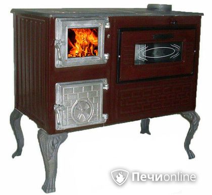 Отопительно-варочная печь МастерПечь ПВ-06 с духовым шкафом, 7.5 кВт в Новокузнецке