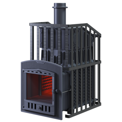 Дровяная печь-каменка Гефест Гром Ураган 30 (П2) в Новокузнецке