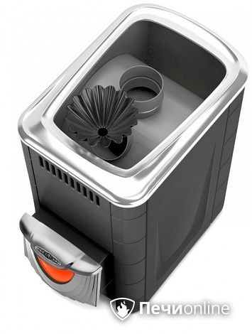 Дровяная банная печь TMF Ангара 2012 Inox ДНС КТК ЗК антрацит в Новокузнецке