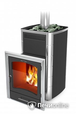Дровяная банная печь TMF Калина II Inox БСЭ антрацит НВ ПРН в Новокузнецке
