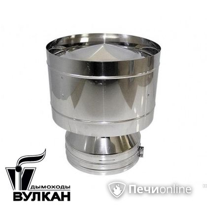 Дефлектор Вулкан DDH оцинкованный с изоляцией 50 мм D=160/260 в Новокузнецке